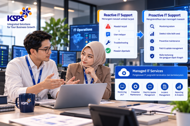 Dari Reactive ke Proactive IT Support: Mengapa Perusahaan Mulai Beralih ke Managed Services?